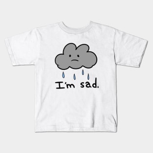 Sad Cloud. Kids T-Shirt